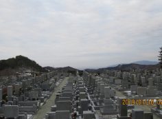 11区2番墓所から南西向き風景