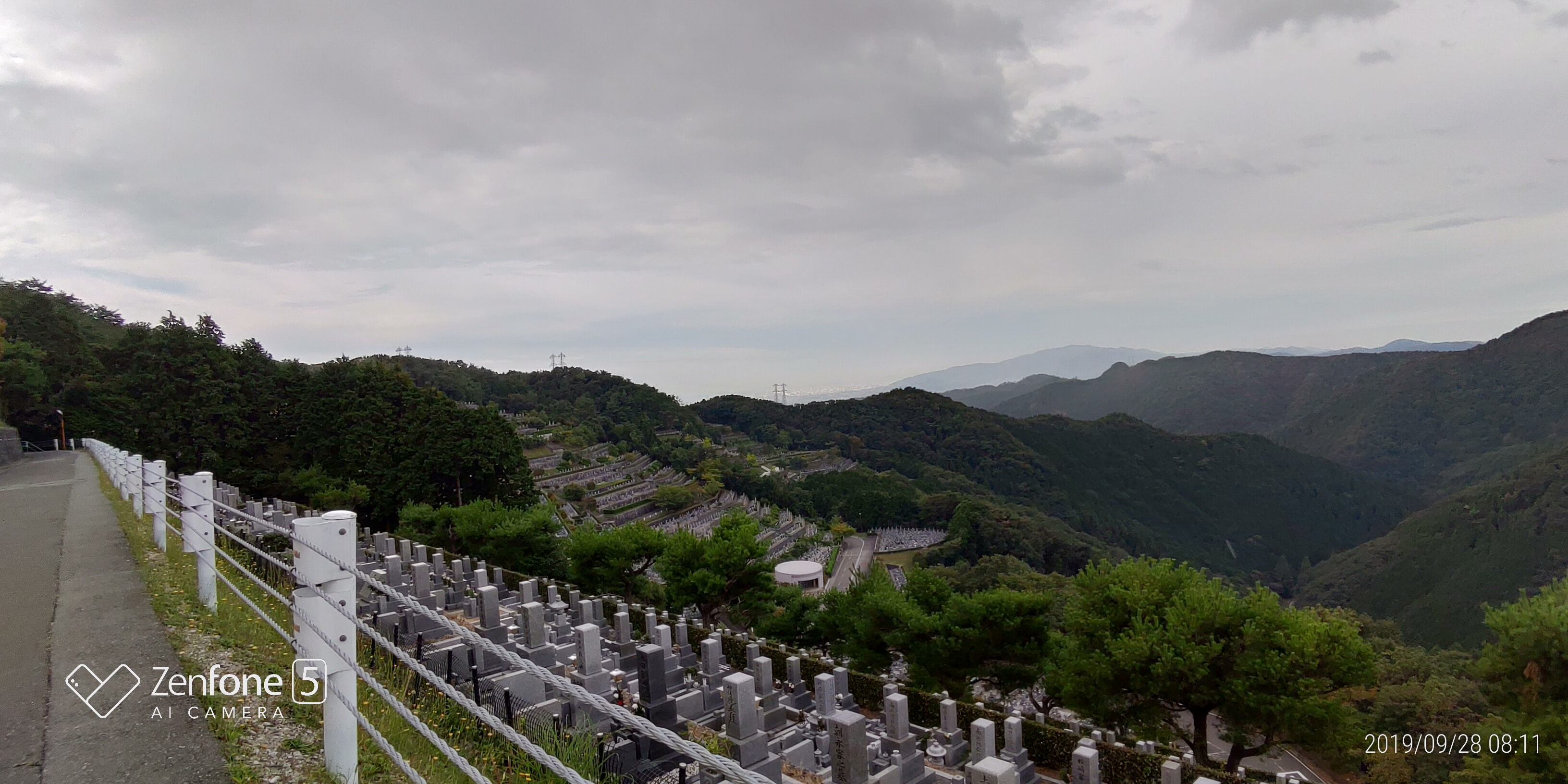 階段墓域・8区4/5番枝道～風景