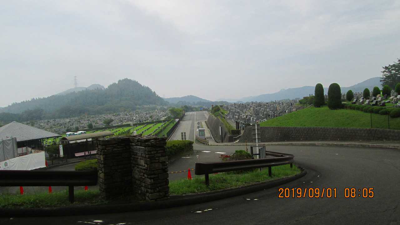 北入口バス停から園内風景～撮影