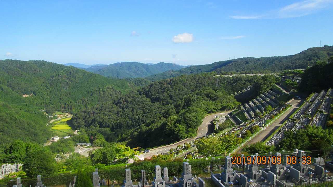 階段墓域・7区3番上段駐車場～