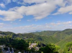 階段墓域・8区5番あずま家からの風景