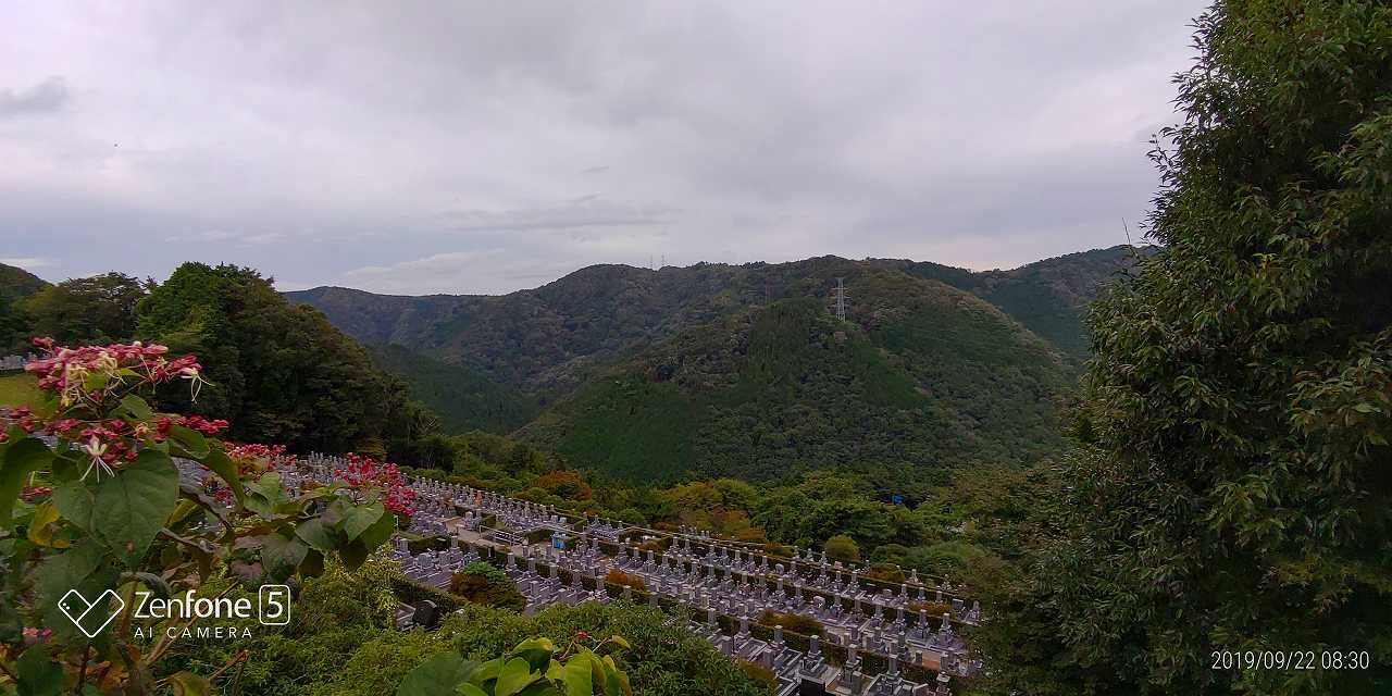 階段墓域・5区3番墓所風景