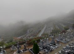 階段墓域・7区3番上段駐車場～風景