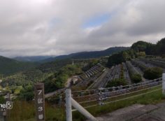 階段墓域・7区3番上段駐車場からの風景