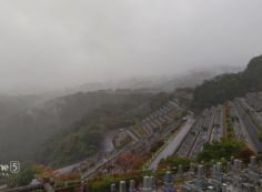 階段墓域・7区3番上段駐車場～風景