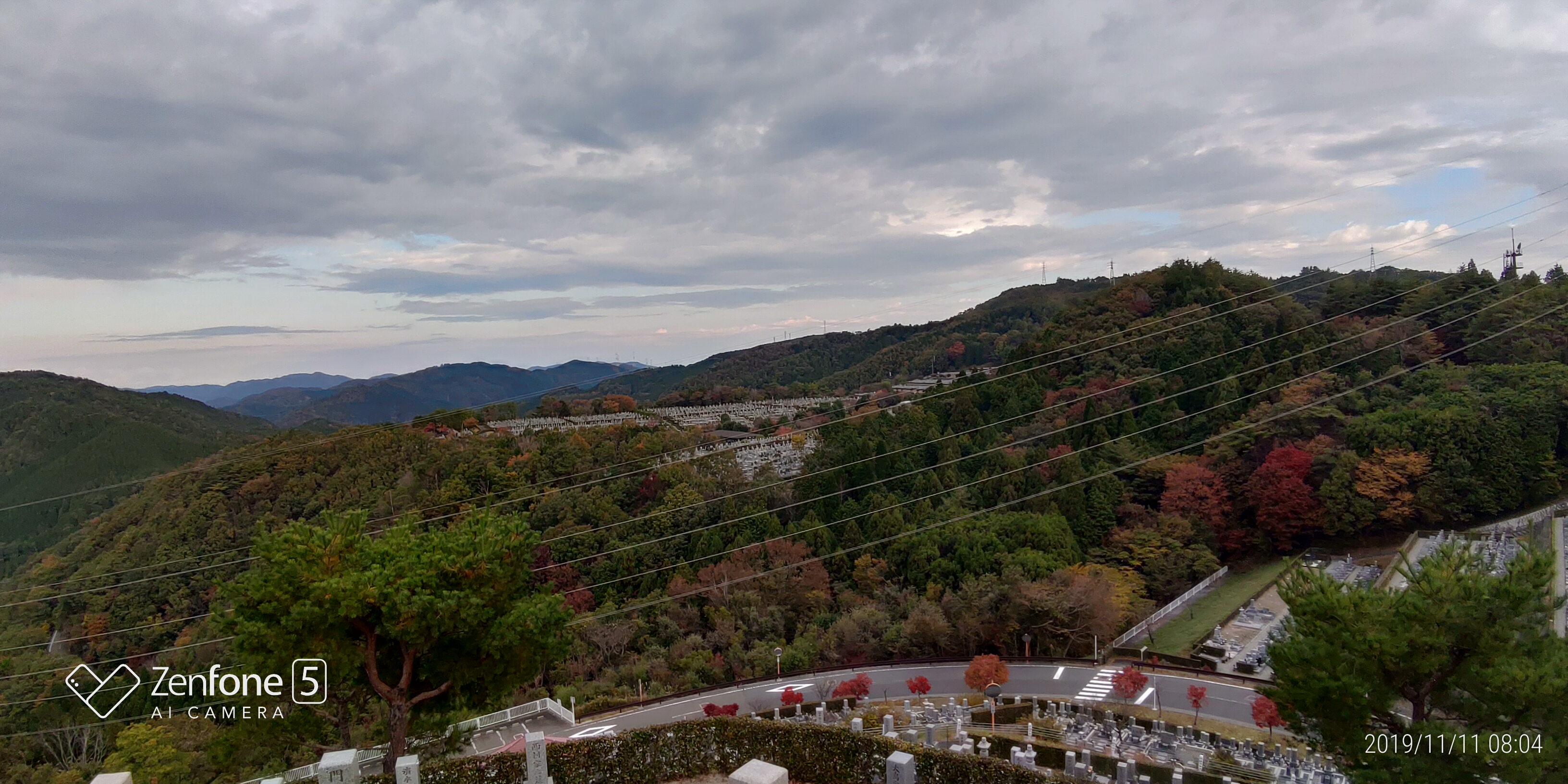 8区4番墓所からの風景