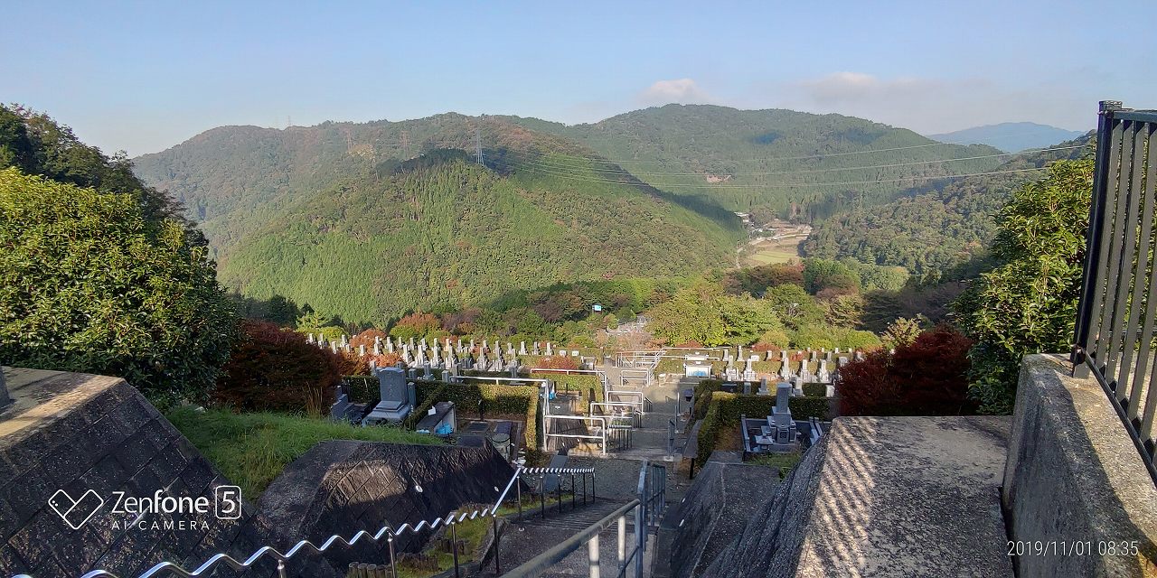 階段墓域・5区3番墓所風景