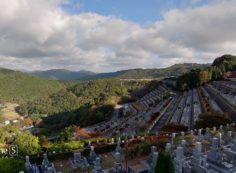 階段墓域・7区3番上段駐車場~風景