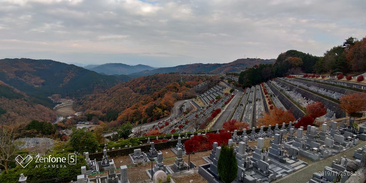 7区3番上段駐車場からの風景