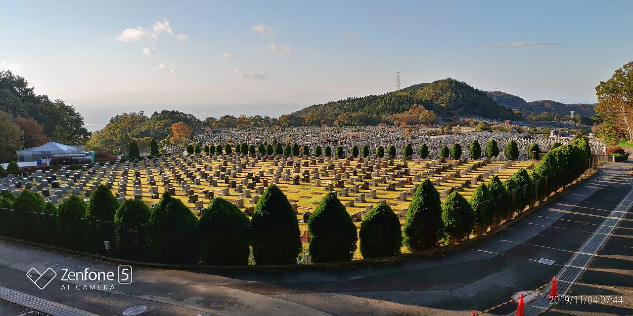 芝生墓域・11区2番芝生墓所~園内風景