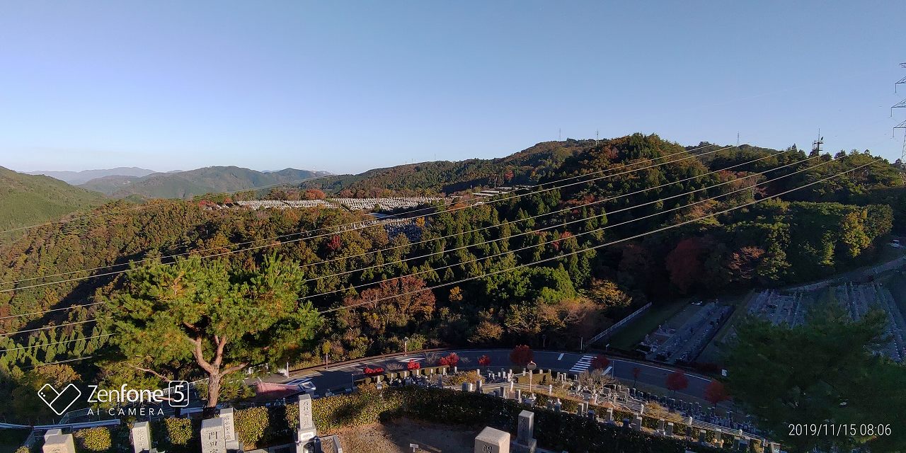 8区4番枝道駐車場~風景