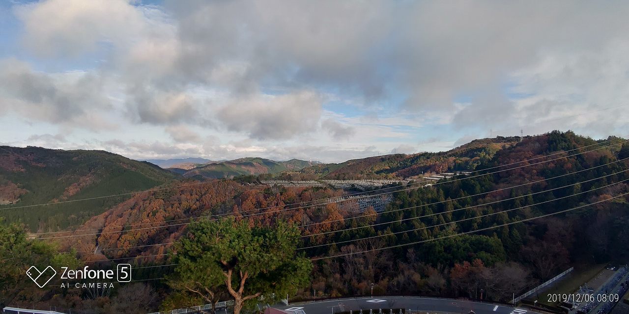 8区4番枝道駐車場から風景