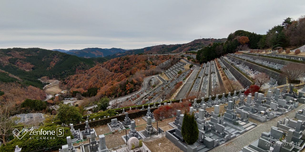 7区3番上段駐車場からの風景