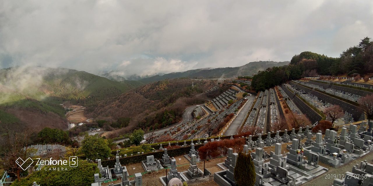 7区3番上段駐車場からの風景