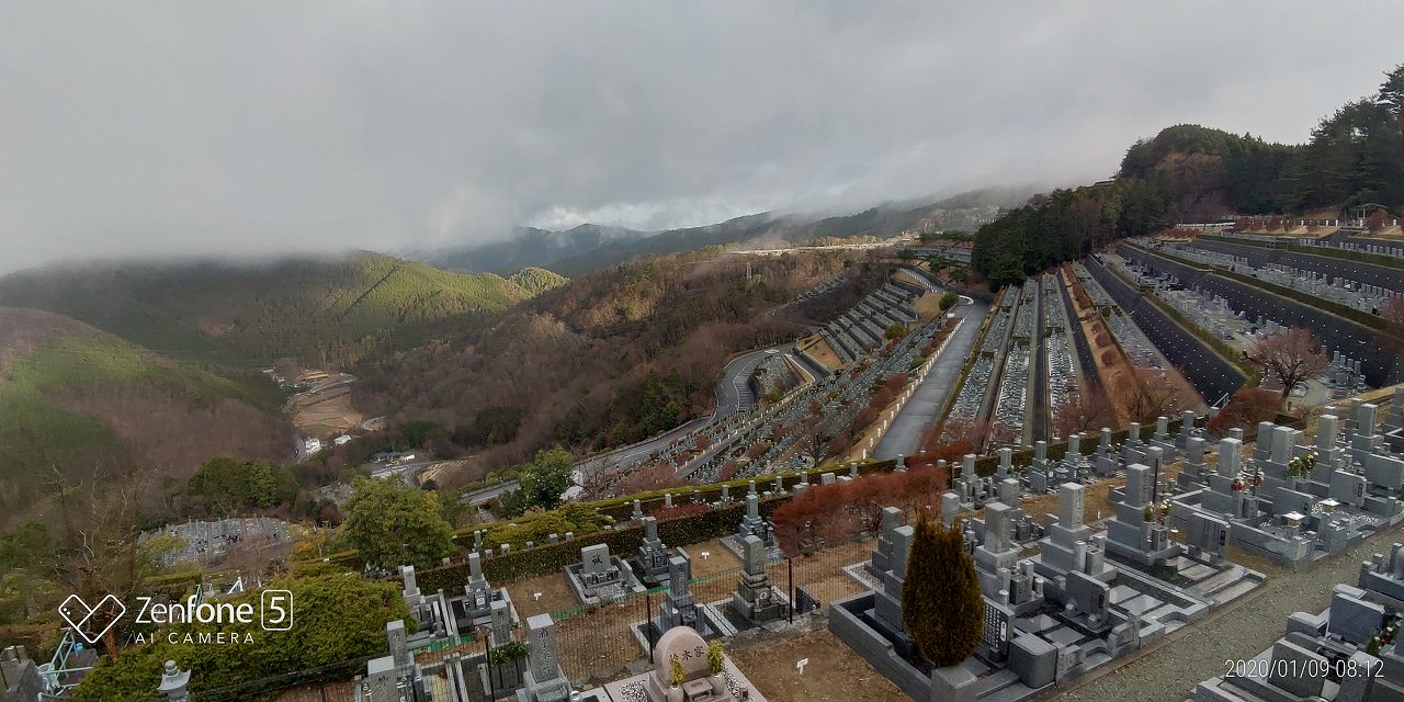 7区3番上段駐車場からの風景