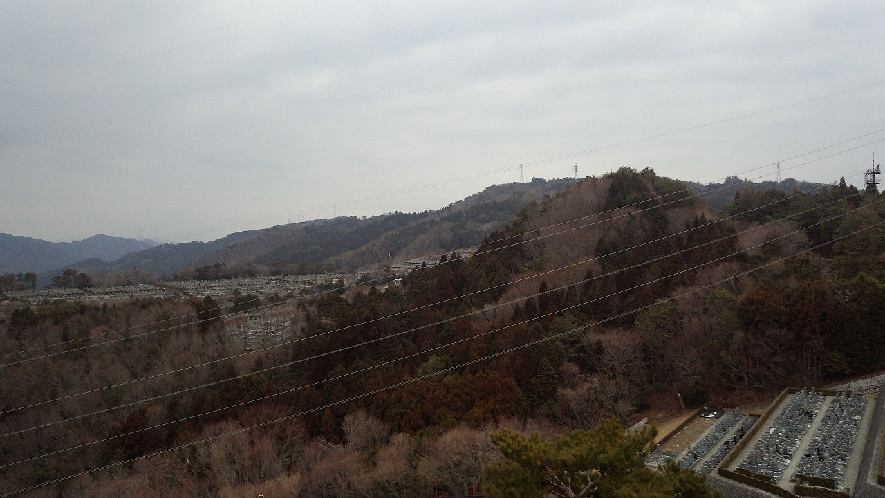 8区4番枝道駐車場から風景