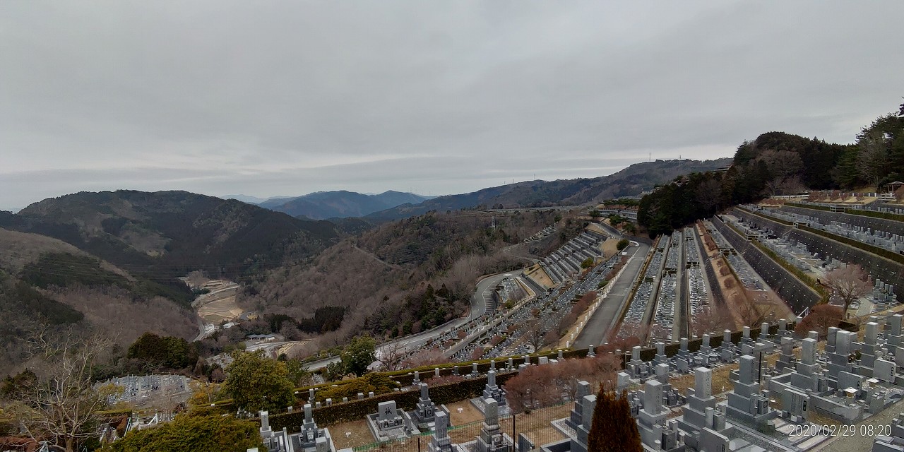 7区3番上段駐車場からの風景