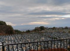 11区1番墓所から園内風景