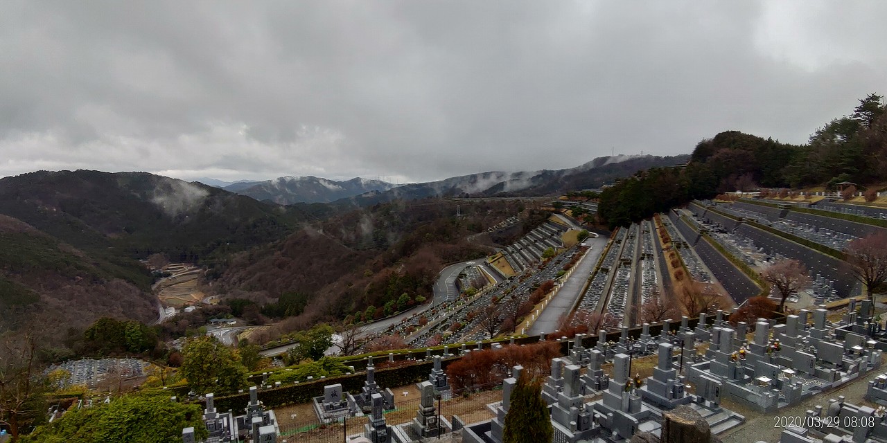 7区3番上段駐車場からの風景