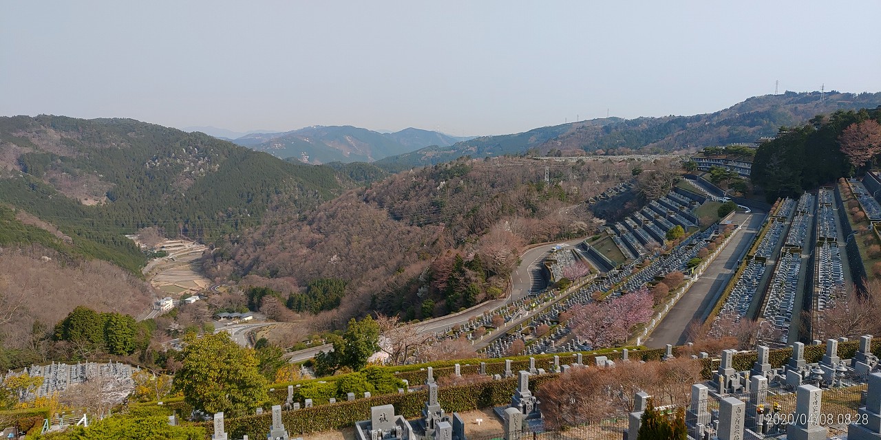 7区3番上段駐車場からの風景