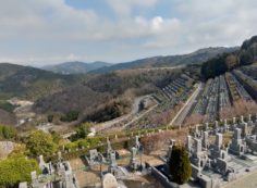 7区3番上段駐車場から園内風景