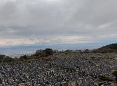 11区1番墓所から園内（南）風景