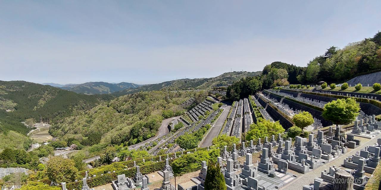 7区3番上段駐車場からの風景