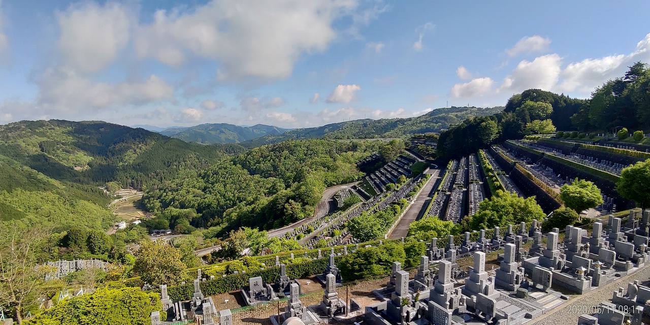 7区3番上段駐車場からの風景