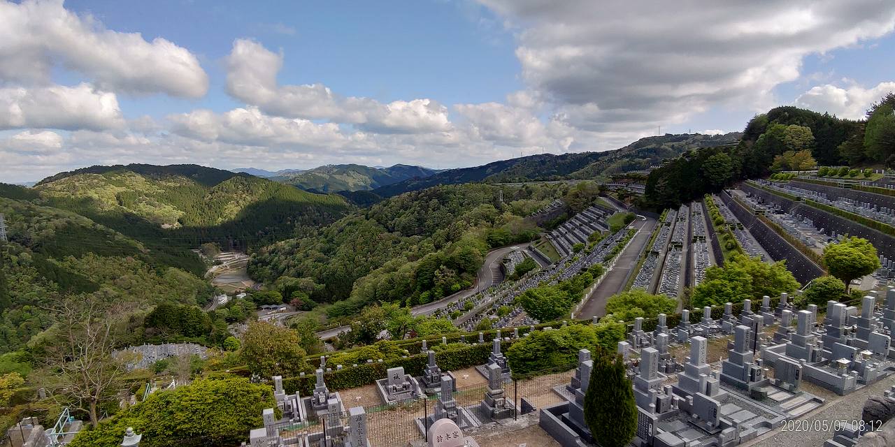 7区3番上段駐車場からの風景