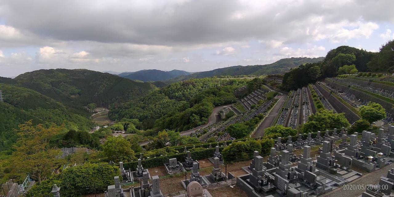 7区3番上段駐車所場からの風景