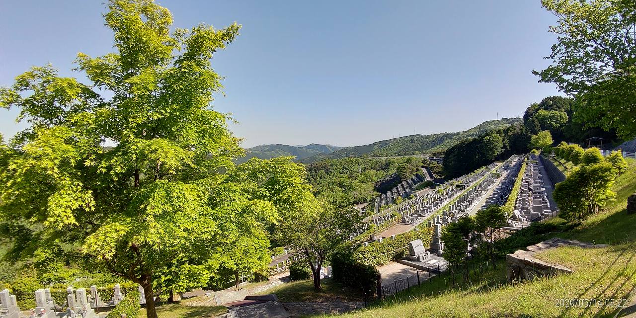 7区7番上段駐車場からの風景