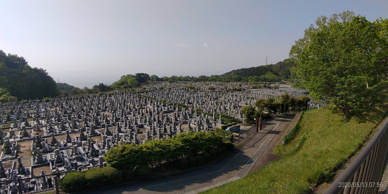 11区1番から園内（南）風景