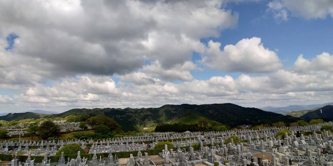 11区7番墓所から（西）風景