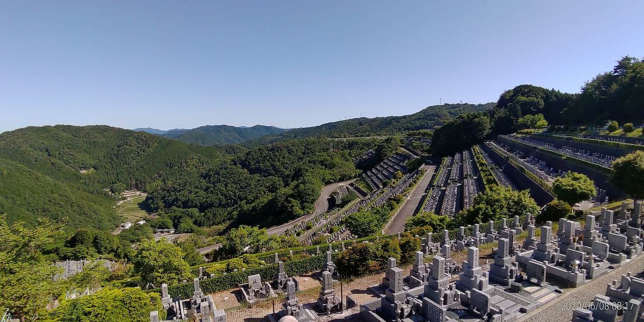 7区3番上段駐車場からの風景