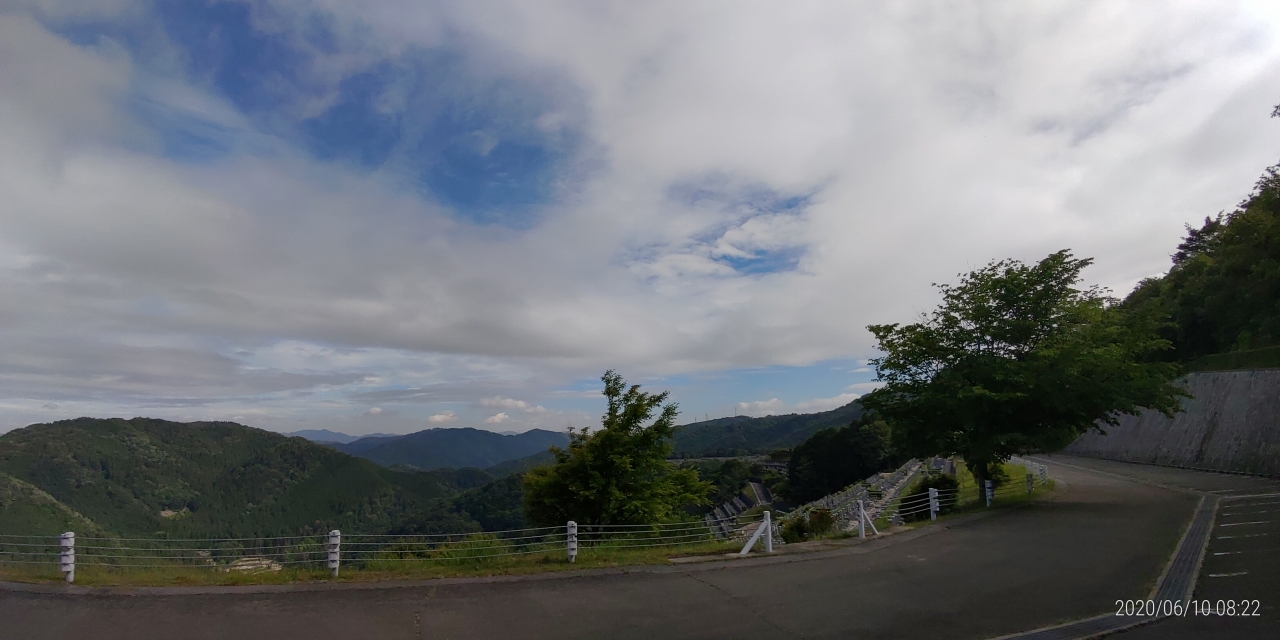 7区7番上段駐車場から（北）風景