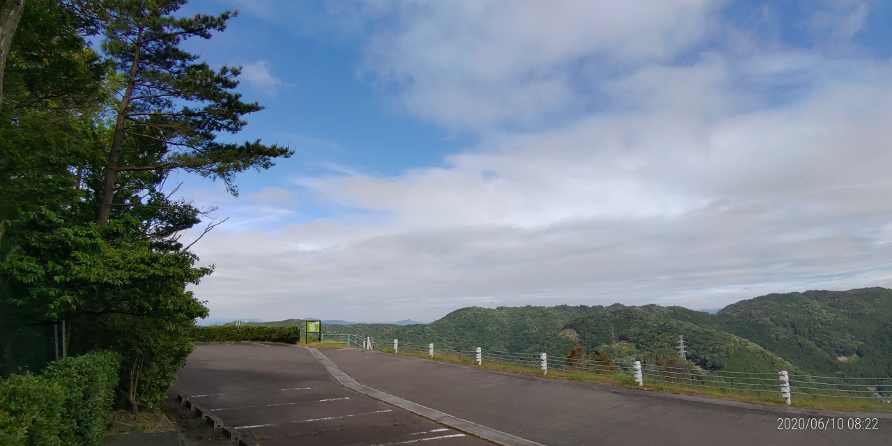 7区7番上段駐車場から（南西）風景