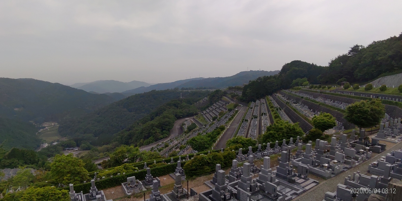 7区3番上段駐車所場からの風景