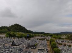 11区7番墓所から園内（南西）風景