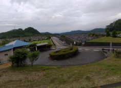 霊園北入から園内風景