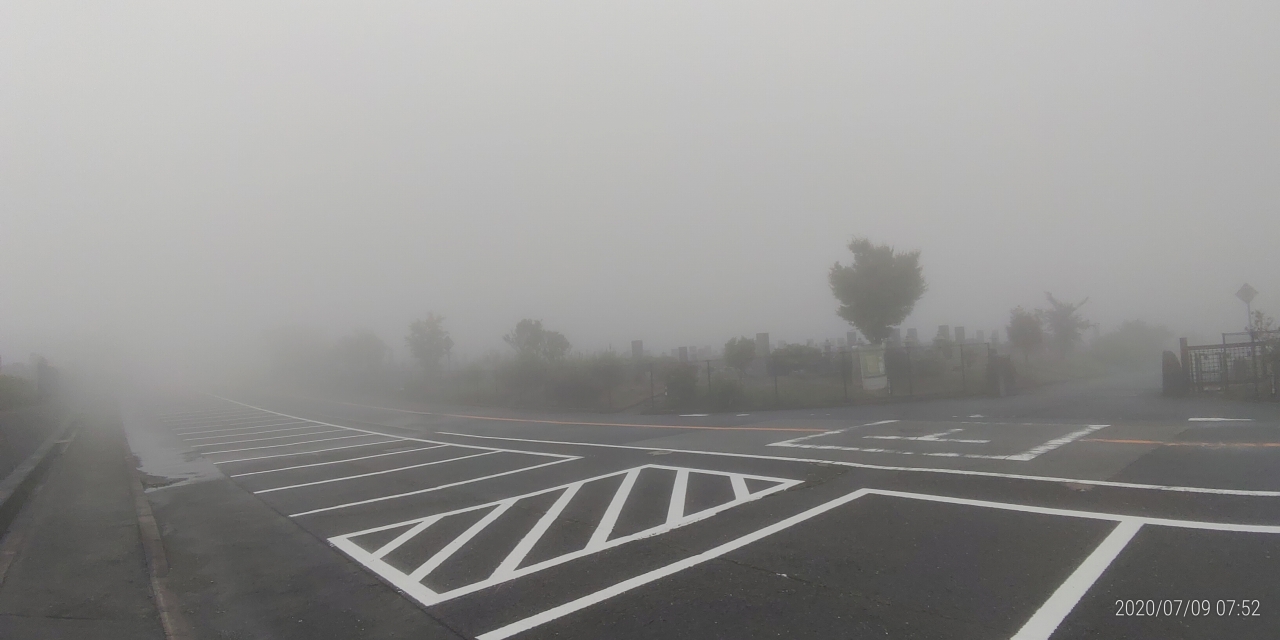 11区7番墓所から園内（東）風景