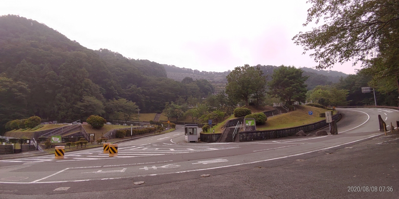 5区バス停からの風景