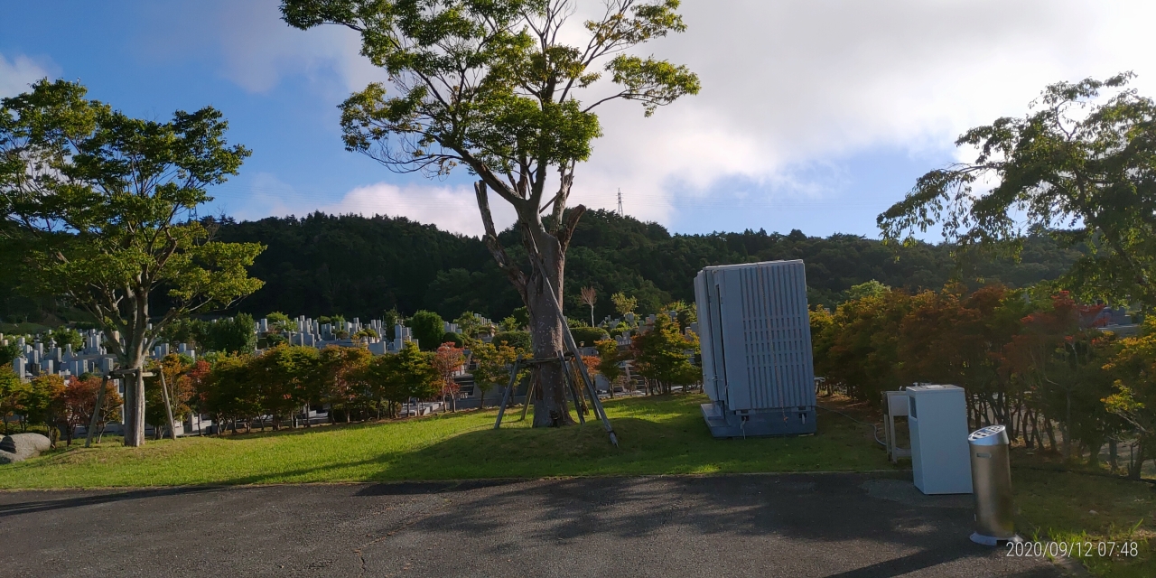 臨時駐車場・及び臨時トイレ入口③