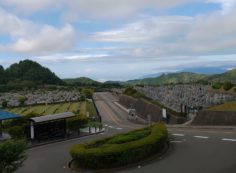 霊園北入口から園内風景