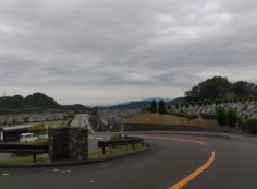 霊園北入口から園内風景