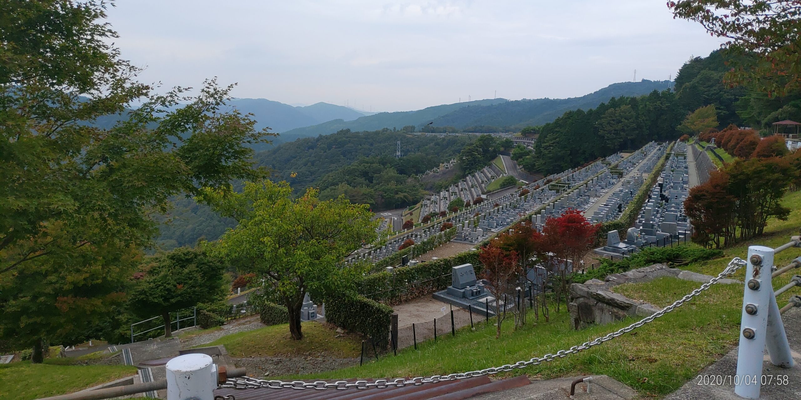 7区3番最上段駐車場から風景