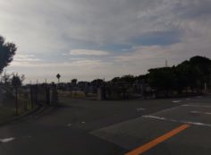 11区7番墓所から園内（南）風景