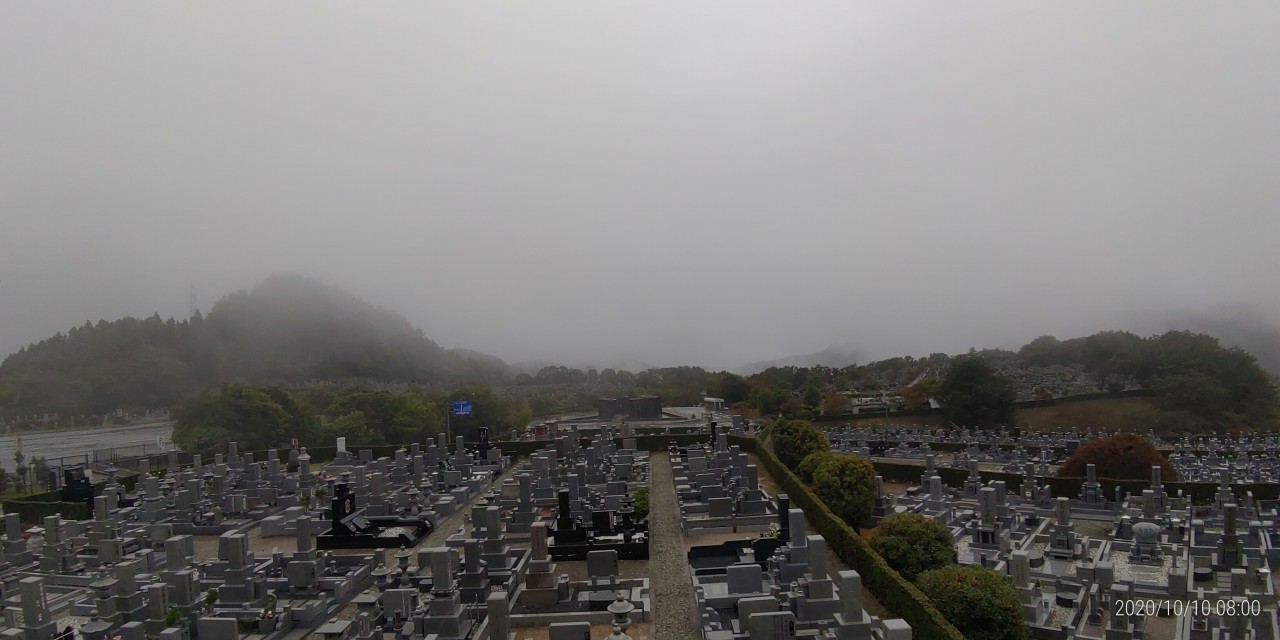 11区7番墓所から園内（南西）風景