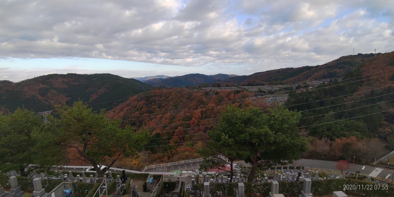 8区4番枝道駐車場からの風景