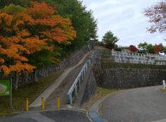 8区5番墓所駐車場からの風景