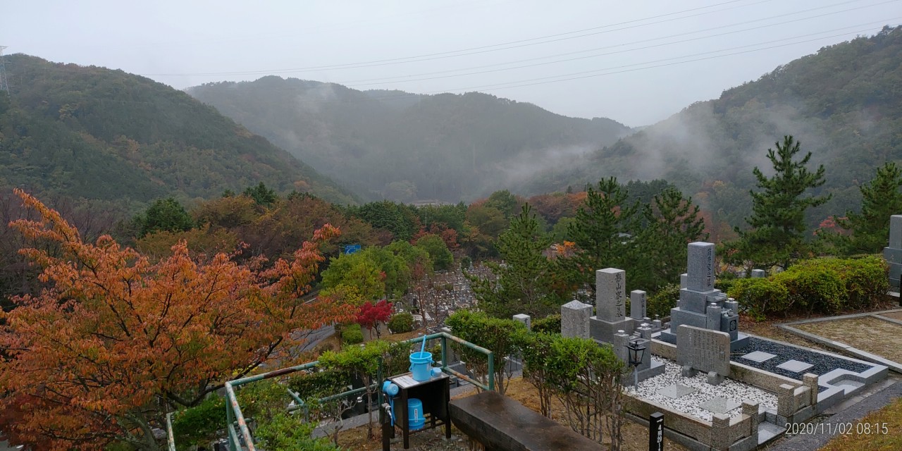 5区2番階段墓域風景